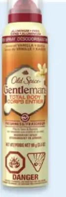 Walmart Old Spice Total Body deodorant spray offer