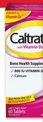 Walmart Caltrate Vitamin D3 offer