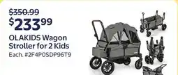 Walmart OLAKIDS Wagon Stroller for 2 Kids offer