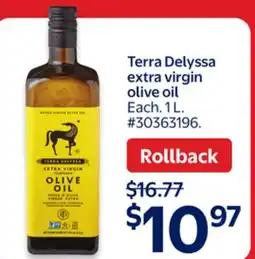 Walmart Terra Delyssa extra virgin olive oil offer