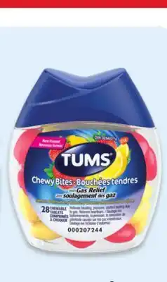 Walmart Tums Chewy Bites 28s offer