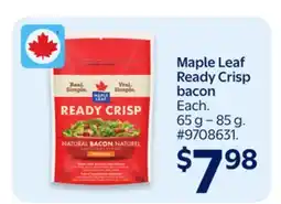Walmart Maple Leaf Ready Crisp bacon offer