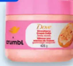 Walmart Dove x Crumbl body scrub offer