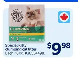 Walmart Special Kitty clumping cat litter offer