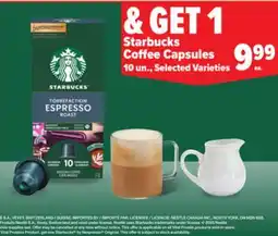 Metro STARBUCKS COFFEE CAPSULES offer