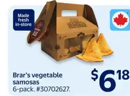 Walmart Brar's vegetable samosas offer