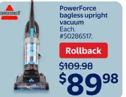Walmart PowerForce bagless upright vacuum offer