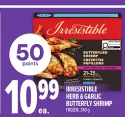 Metro IRRESISTIBLE HERB & GARLIC BUTTERFLY SHRIMP offer