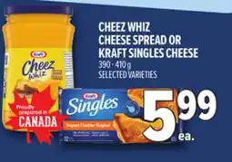 Metro CHEEZ WHIZ CHEESE SPREAD OR KRAFT SINGLES CHEESE offer