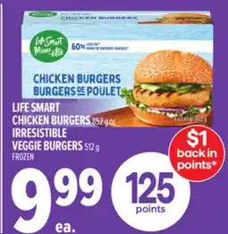 Metro LIFE SMART CHICKEN BURGERS offer