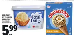 Metro NESTLE REAL DAIRY ICE CREAM OR DRUMSTICK offer