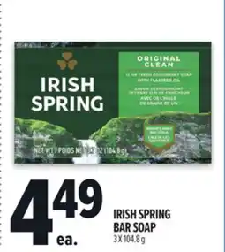 Metro IRISH SPRING BAR SOAP offer