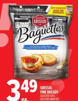 Metro GRISSOL FINE BREADS offer