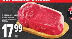 Metro PLATINUM GRILL ANGUS STRIP LOIN STEAK offer