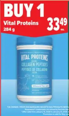 Metro VITAL PROTEINS offer