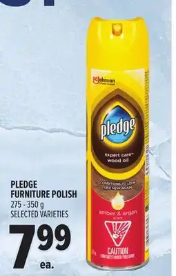 Metro PLEDGE FURNITURE POLISH offer