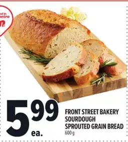 Metro FRONT STREET BAKERY SOURDOUGH SPROUTED GRAIN BREAD offer