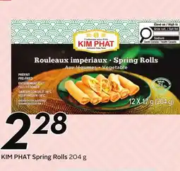Sobeys KIM PHAT Spring Rolls offer