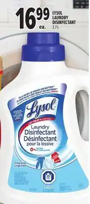 Metro LYSOL LAUNDRY DISINFECTANT offer