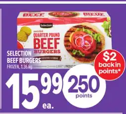 Metro SELECTION BEEF BURGERS offer