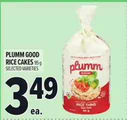 Metro PLUMM GOOD RICE CAKES offer