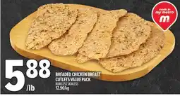 Metro MM38-BREADED CHICKEN BREAST CUTLETS offer