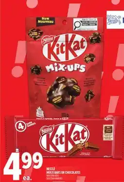 Metro NESTLÉ MULTI BARS OR CHOCOLATES offer