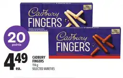 Metro CADBURY FINGERS offer