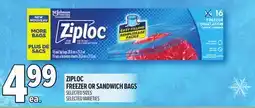 Metro ZIPLOC FREEZER OR SANDWICH BAGS offer