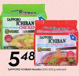 Sobeys SAPPORO ICHIBAN Noodles offer