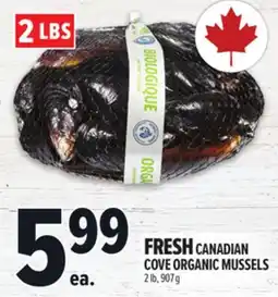 Metro FRESH CANADIAN COVE ORGANIC MUSSELS offer