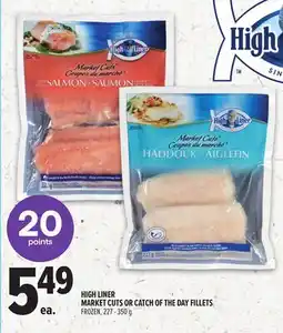 Metro HIGH LINER MARKET CUTS OR CATCH OF THE DAY FILLETS offer