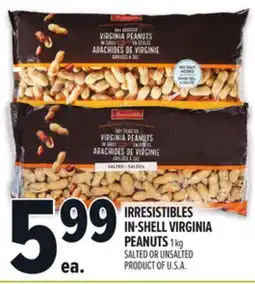Metro IRRESISTIBLES IN-SHELL VIRGINIA PEANUTS offer