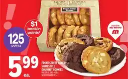 Metro FRONT STREET BAKERY HOMESTYLE GOURMET COOKIES offer