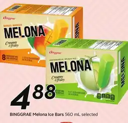 Sobeys BINGGRAE Melona Ice Bars offer