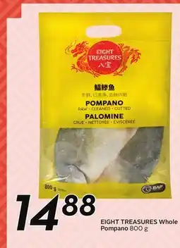Sobeys EIGHT TREASURES Whole Pompano offer