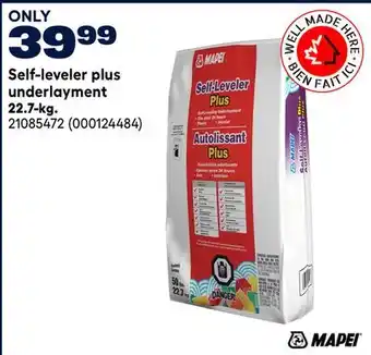 RONA Self-leveler plus underlayment 22.7-kg offer