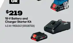 RONA 8-V Battery and Charger Starter Kit offer