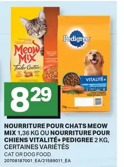 L'Intermarché NOURRITURE POUR CHATS 1,36 KG OU NOURRITURE POUR CHIENS VITALITÉ+ | CAT OR DOG FOOD 2 KG offer