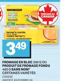 L'Intermarché FROMAGE EN BLOC 200 G OU PRODUIT DE FROMAGE FONDU, 400 G | CHEESE offer