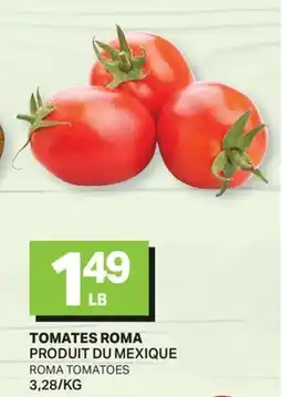 L'Intermarché TOMATES ROMA | ROMA TOMATOES offer
