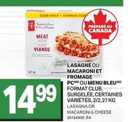 L'Intermarché LASAGNE OU MACARONI ET FROMAGE | LASAGNA OR MACARONI & CHEESE, 2/2 offer