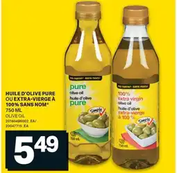 L'Intermarché HUILE D'OLIVE PURE OU EXTRA-VIERGE À 100% | OLIVE OIL offer