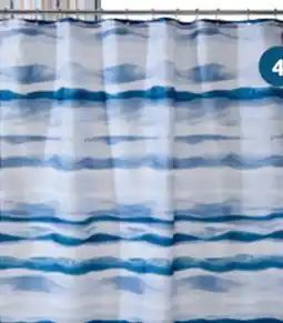 Home Hardware Polyester Shower Curtain - Ocean Bliss, 71 x 71 offer