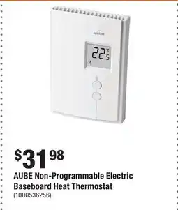 Home Depot AUBE Non-Programmable Electric Baseboard Heat Thermostat offer