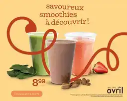 Avril Savoureux smoothies à découvrir offer