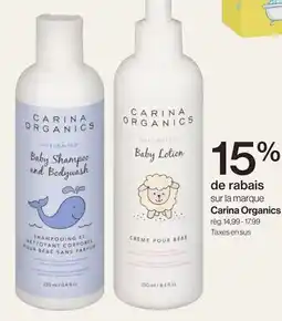Avril Marque Carina Organics offer