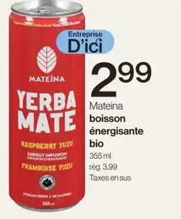 Avril Boisson énergisante bio offer