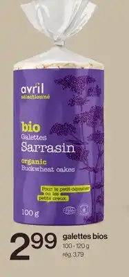 Avril Galettes bios offer