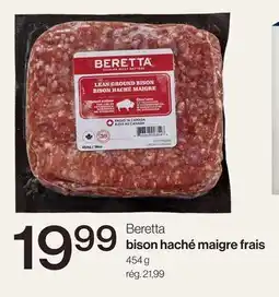 Avril Bison haché maigre frais offer